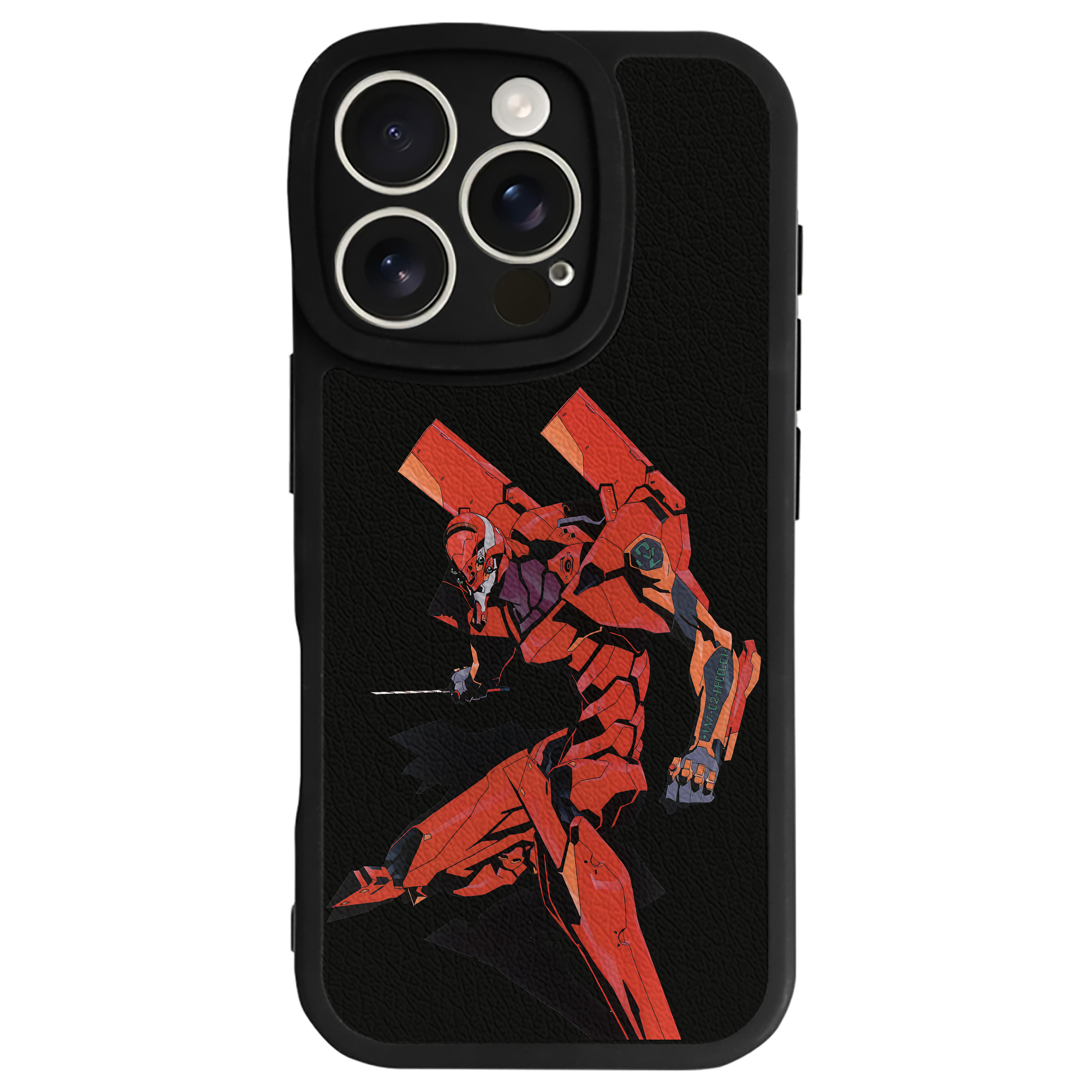 （画像用） EVA 新世紀エヴァンゲリオン 【iPhone 16シリーズ対応】シリコンスマホケース（レザー調） 材質：シリコン